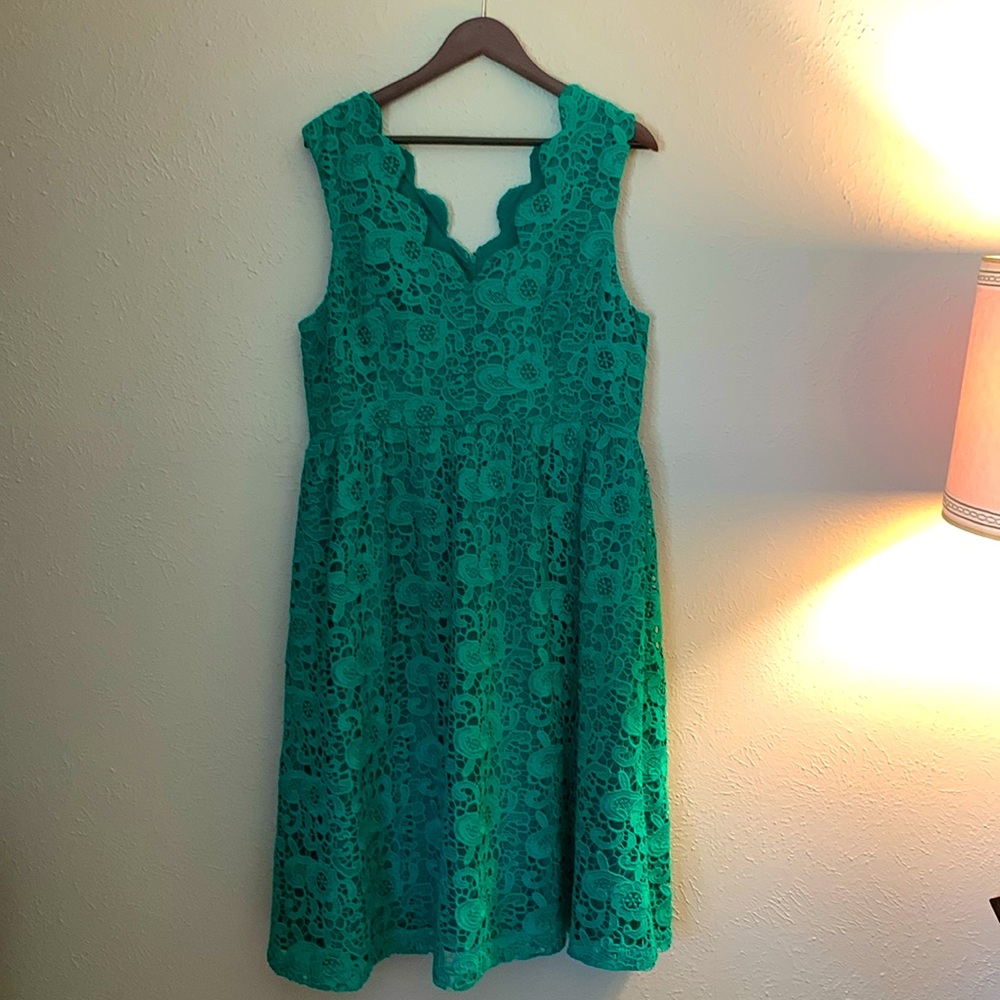 ModCloth Lace Overlay Evening Out Dress